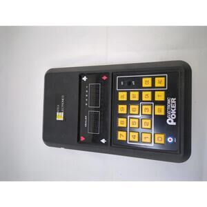 Vintage 1979 Entex Electronic Poker Handheld Game - Tested